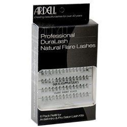 Duralash Short Flared Knot Free - Professional 6pk Lashes